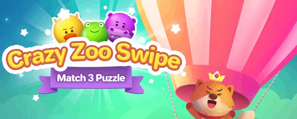 Crazy Zoo Swipe Match 3