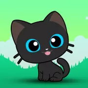 kitty loves birds