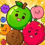Fruit Merge Juicy Drop Game