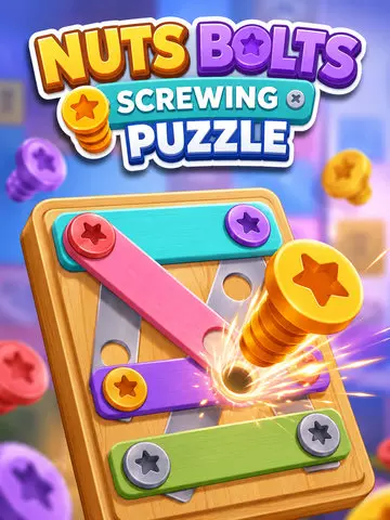 Nuts Bolts Screwing Puzzle