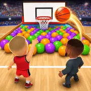Bubbleshooter x Basketball 3D
