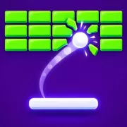 Neon Brick Breaker