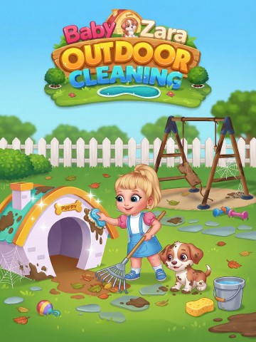 Baby Zara Outdoor Cleaning
